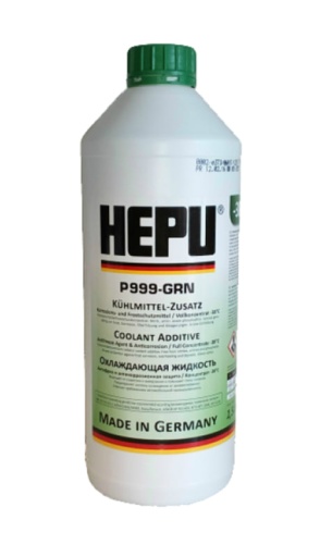 HEPU  Антифриз  Coolant G11 концентрат зеленый 1,5 л P999GRN