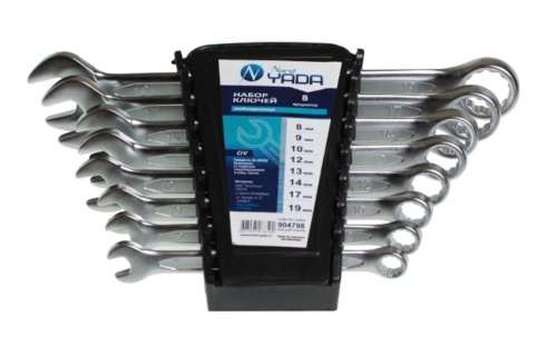 NORD YADA Ключ комбинир. набор 8 шт: 8,9,10,12,13,14,17,19мм 904798
