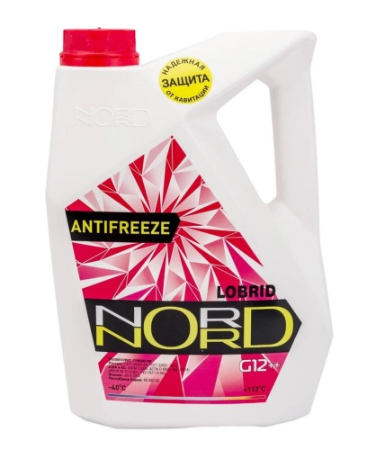 Антифриз NORD High Quality Antifreeze готовый -40C красный (5кг) NR20249