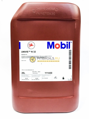 Mobil Univis N 32 (20л) 155863/111430   Масло гидравлическое 