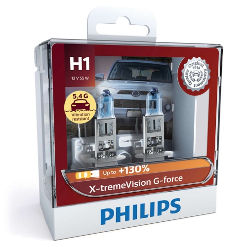 12258XVGS2 Лампа H1 X-tremeVision G-force 12V 55W P14,5S 3500K S2