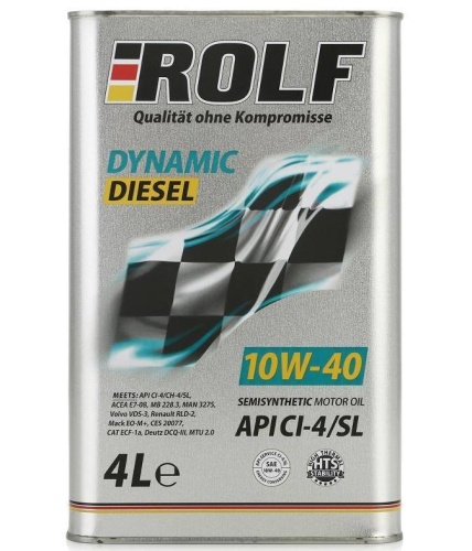 Rolf Dynamic Diesel 10w40 CI-4/SL (4л)