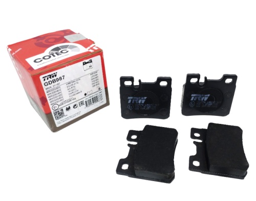 Дисковые тормозные колодки задние TRW GDB987 для Mercedes-Benz (4 шт.)