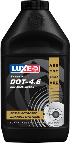 Тормозная жидкость "DOT-4.6" LUXE (0,910 кг) 