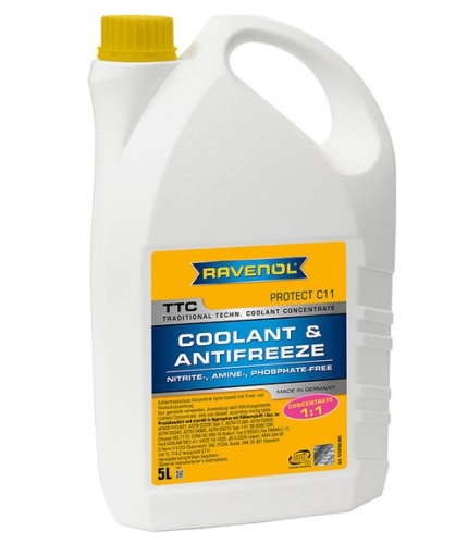 Ravenol Антифриз -65С (5л) желтый