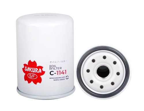 Sakura Фильтр масляный C1141 (W712/83)