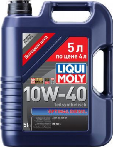 LIQUI MOLY Optimal Diesel 10w40 (5л) 2288