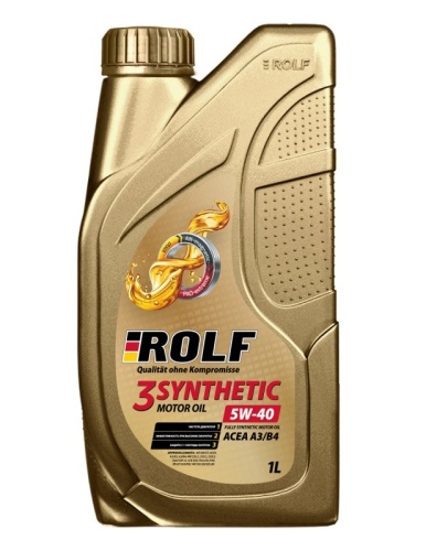 Rolf 3-SYNTHETIC ACEA A3/B4 5w40 (1л) пластик 322730