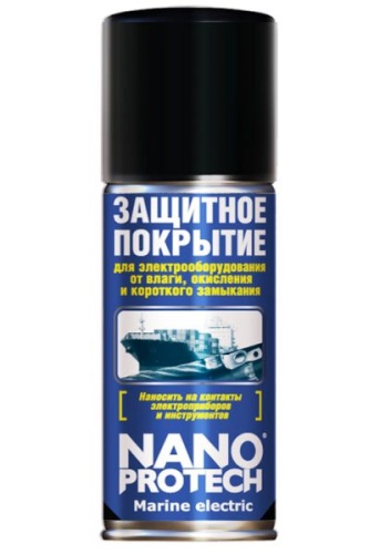 Nano Protech Защитное покрытие для электрооборудования Marine Electric (для морск. судов) 210мл