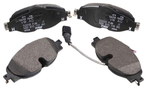VAG Колодки тормозные дисковые передние 5Q0698151F A3/Octavia III/VW Passat B8/Tiguan II 