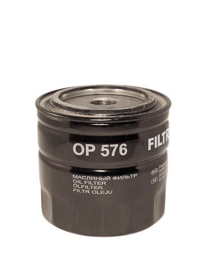 Фильтр масляный FILTRON OP576 (W920, W920/7) CAT C1.3-3.3/ Kubota V2203-3800/ Perkins 1104C/ Cummins