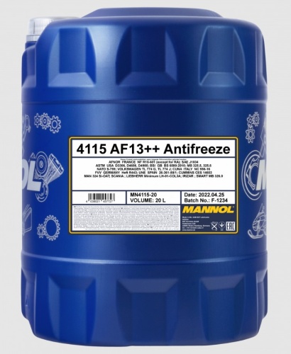 Mannol Antifreeze MN AF13++ (20л) MN4115-20