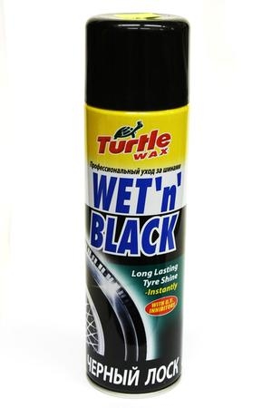 FG6522 TW Wet N Black Aerosol "Чёрный лоск" (500мл)