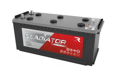 Аккумулятор GLADIATOR Energy 210Ah 1390А об. пол (+ -) 513x223x223