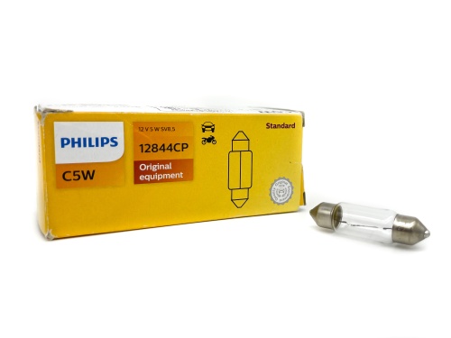 PHILIPS 12844CP Лампа C5W Vision 12V 5W SV8,5 CP