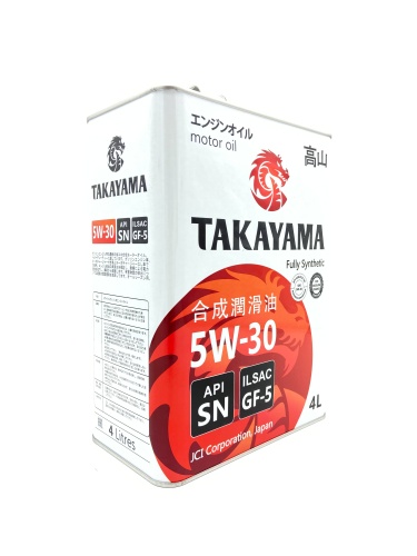 TAKAYAMA 5W30 ILSAC GF-5 SN (4л) 605043
