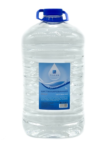 Вода дистиллированная (5 л) Tillan