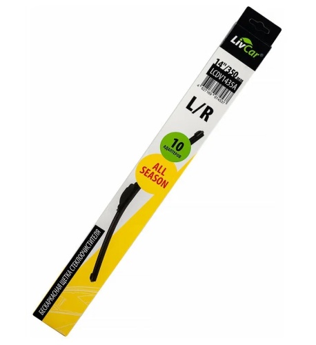 LIVCAR WIPER ALL SEASON Щетка стеклоочистителя (бескаркасная) LCDV1435A 350мм