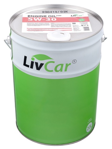 LIVCAR ENGINE OIL EURO 5W30 ACEA C2/3 API SN/CF (20л) LC7110530020