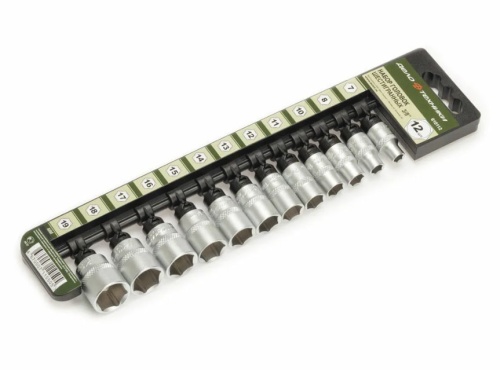 Дело Техники Набор головок шестигранных 9 штук (8,9,10,11,12,13,14,15,17 мм ) 620109