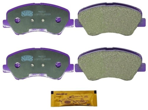 Тормозные колодки передние NIBK PN0537 (GDB3548) Hyundai Solaris II/ Rio III 11-