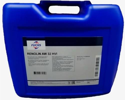 Fuchs RENOLIN AW 32 HVI 20л (замена RENOLIN B 32 HVI) HVLP