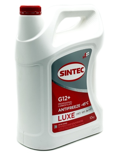 Антифриз Sintec LUXE G12+ -45C красный (10кг) 990572
