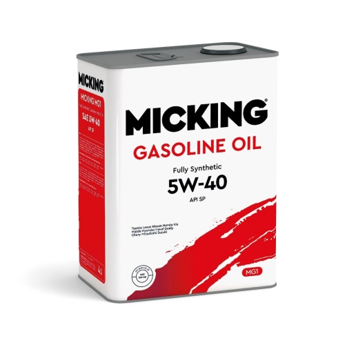 Micking Gasoline Oil MG1 API SP 5w40 (4л) M2134