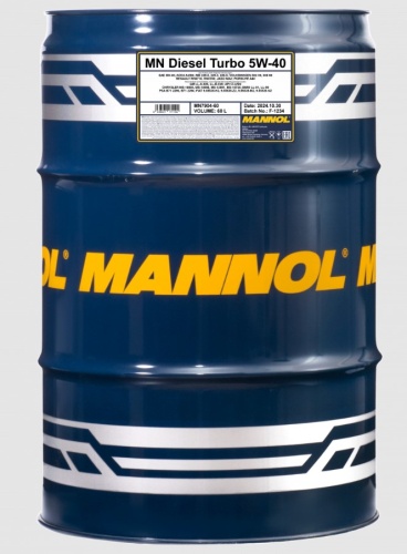 Mannol Diesel Turbo 5W-40 (60 л)