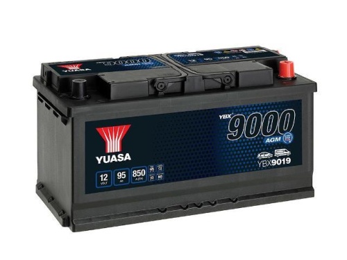 Аккумулятор Yuasa Start Stop Plus 95Ah 850A AGM об. пол (- +) 353x175x190