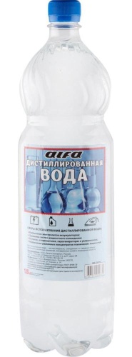 Вода дистиллированная ALFA (1,5 л) WA21819/22670