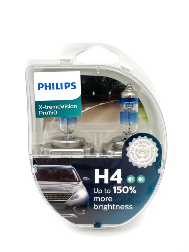 12342XVPS2 Philips Лампа H4 X-treme Vision Pro150 2 шт.