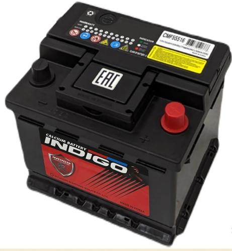 Аккумулятор INDIGO-R CMF 50Ah 500A низкий обр. пол (- +) 207x175x175