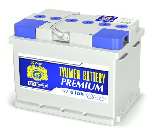 Аккумулятор Tyumen Battery PREMIUM 64Ah 620A об. пол. (- +) 242х175х190 6СТ-64L 6485