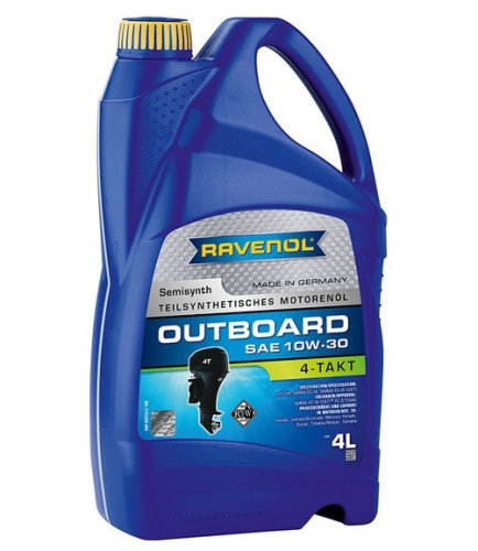 Ravenol Outboardoel 4T 10W-30 (4л) Моторное масло для 4-T лодочных моторов 4014835729094