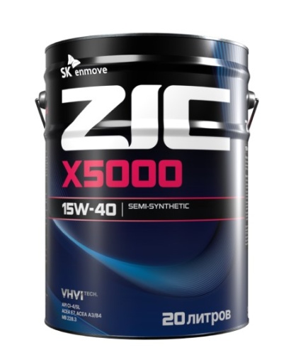 ZIC X5000 15W-40 (20л) 192604