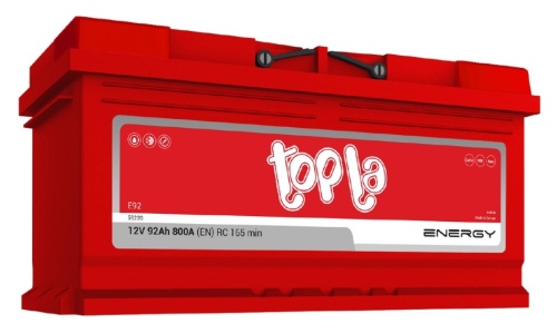 Аккумулятор Topla Energy 92Ah 800A об. пол. (- +) 353x175x175 108092