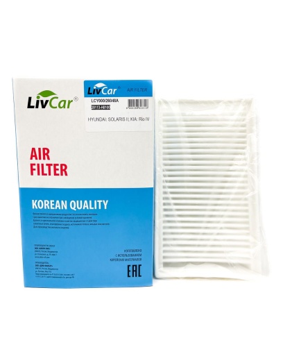 Фильтр воздушный LIVCAR LCY000/26048A (AP197/7 -  Solaris II -KIA Rio IV) ( C26048)