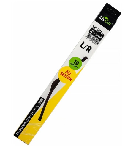 LIVCAR WIPER ALL SEASON Щетка стеклоочистителя (бескаркасная) LCDV1845A 450мм