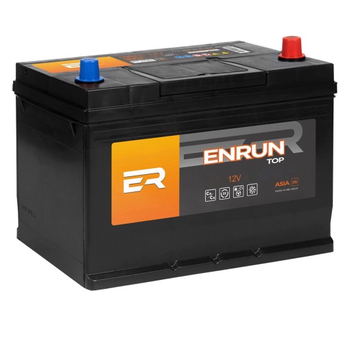 Аккумулятор ENRUN EPA751 75Ah 740A Asia (борт) пол пр(+ - ) 261x175x220