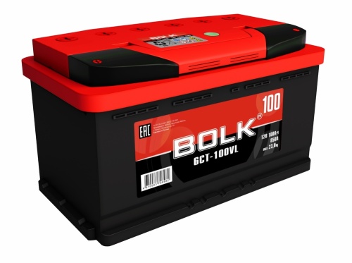 BOLK Батарея аккумуляторная B1003L 100А/ч EN850А 12V прямая L+ 353x175x190 стандартные клеммы