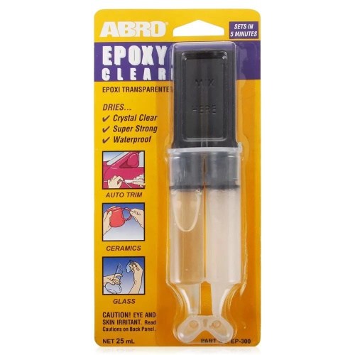 ABRO Клей эпоксидный EP300 в шприце прозрачный 25мл
