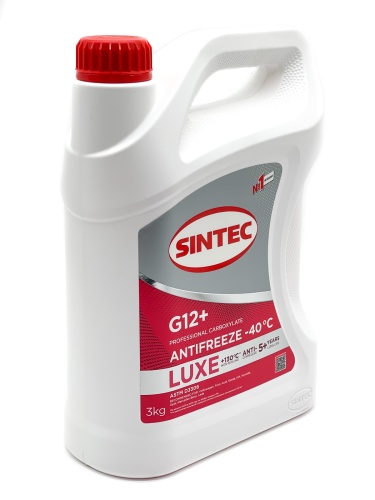 Антифриз Sintec LUXE G12+ красный (3кг) 990464