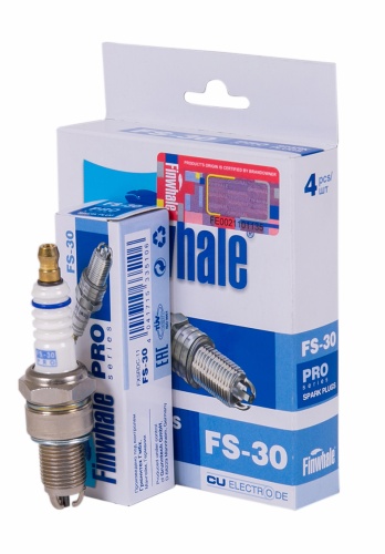 Finwhale Свеча зажигания FS30 (4 шт.) (NGK BPR6ES11) LADA 2108-15 инж. 8кл.