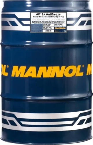 Mannol Antifeeze AF12+ Red -40 Longlife (208л) 2056