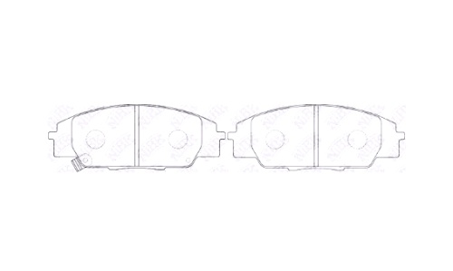 Тормозные колодки передние NIBK PN8423 (GDB3189) Honda Civic 01-05