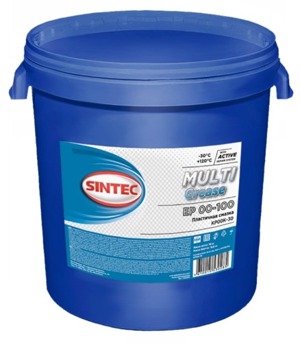 Sintec Смазка MULTI GREASE EP 00-100 80500, 18кг	