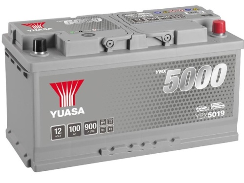 Аккумулятор Yuasa 100Ah 900A об. пол (- +) 353x175x190