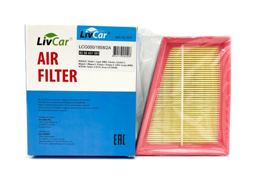 Фильтр воздушный LIVCAR LCG000/1858/2A (C1858/2)