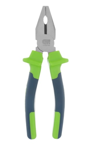 СИБРТЕХ Плоскогубцы комбинированные, 200 мм, двухкомпонентные рукоятки 17052